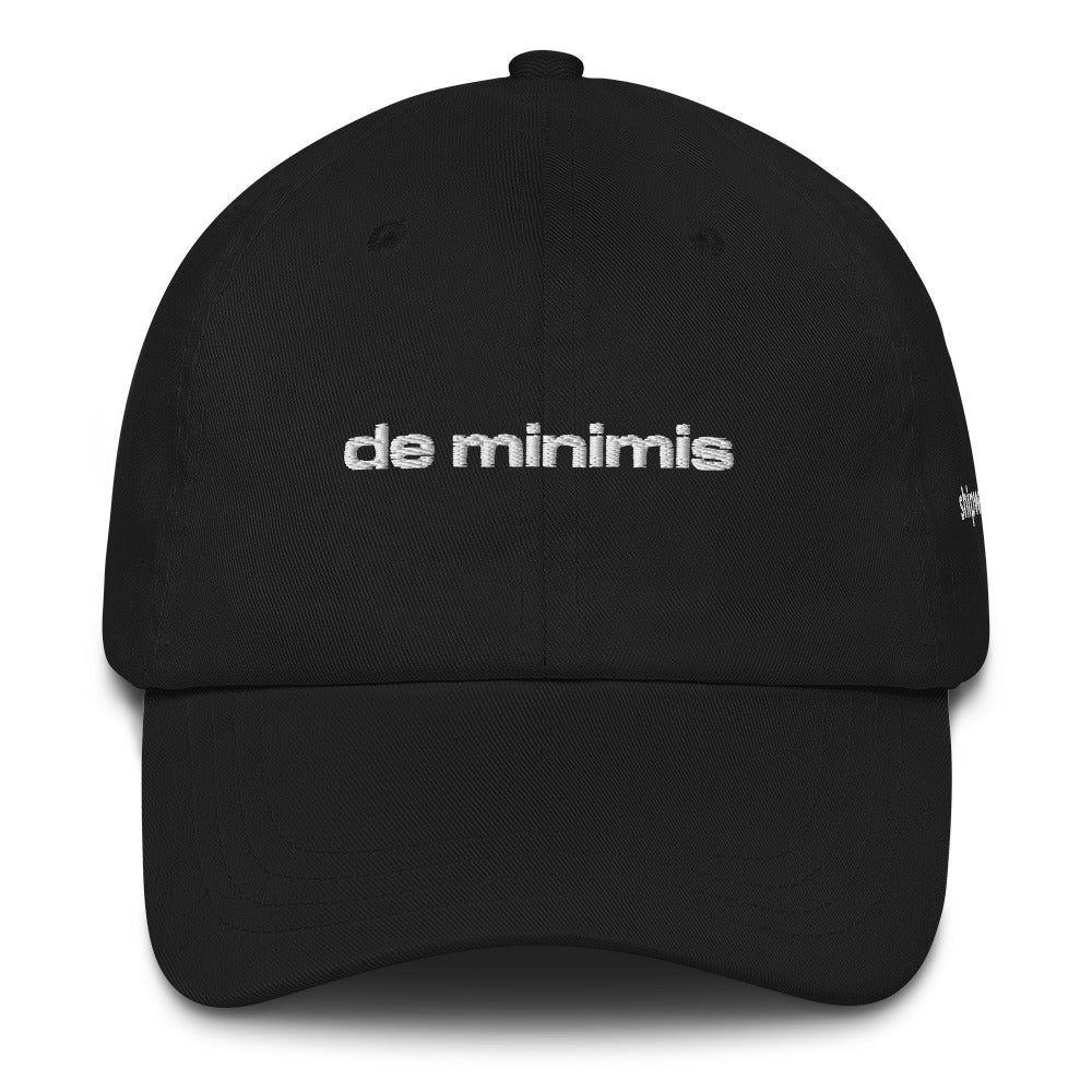 de minimis Dad hat